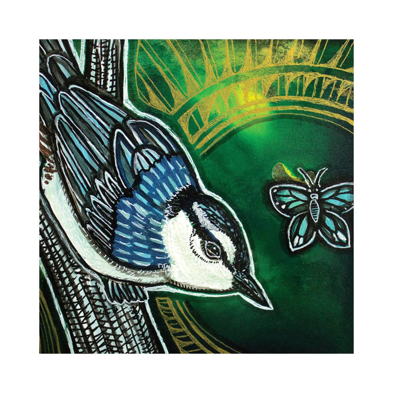 White-Breasted Nuthatch by Lynnette Shelley - Gallery-Wrapped Canvas Giclée on Canvas, Wrapped Canvas