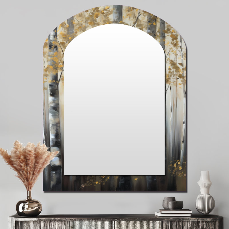 Miroir mural Birch Tree Forest Wonderland V, 43 po x 33 po
