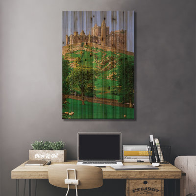 Ireland, County Tipperary. View of the Rock of Cashel, a Medieval Fortress. by Jaynes Gallery - Unframed Print on Wood -  Latitude RunÂ®, D2A7390C3B1045E5B9D0DDD7F880EB76