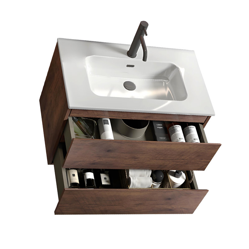 Ensemble de meuble-lavabo 2 tiroirs Modern