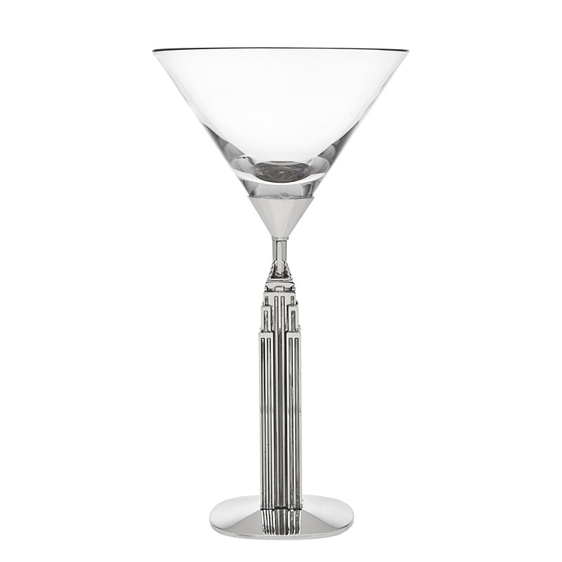 Repères 8 oz. Verre cristal martini