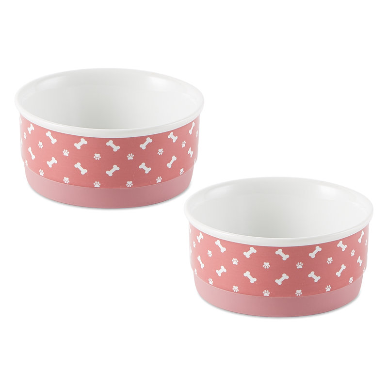 Bol pour animal de compagnie, Petit (2 po), Rose