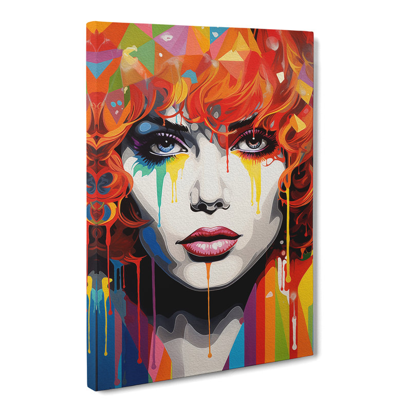 Rainbow Pop - Wrapped Canvas, 76cm H x 50cm W x 3cm D