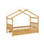 Lit simple en bois avec lit gigogne-512509990