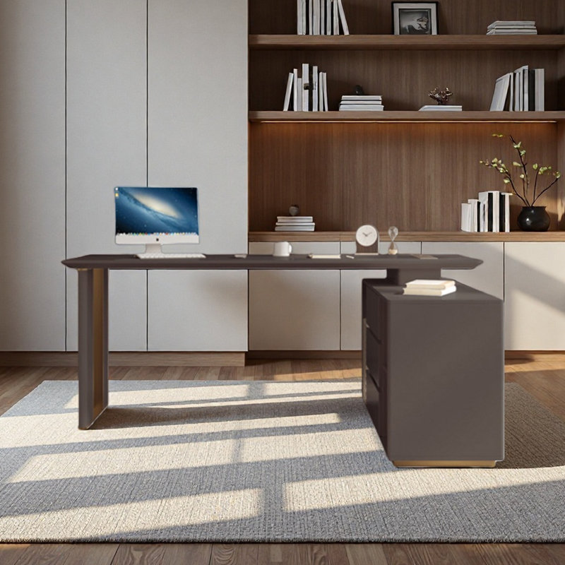 Bureau simple avec tiroir pour ordinateur, H 29,53 po x l 62,99 po x P 47,24 po