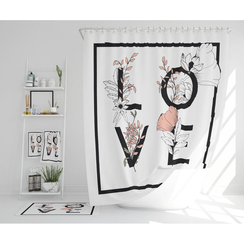 Nectarios Polyester Shower Curtain Set