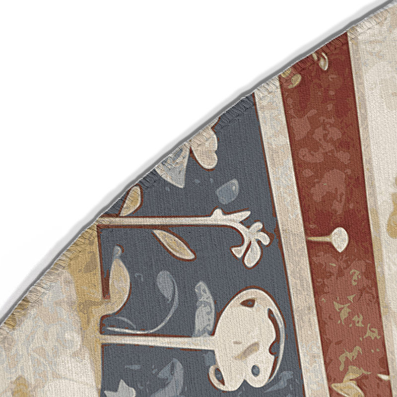 Tapis intérieur et extérieur Spunky Jive, Rond 5 pi