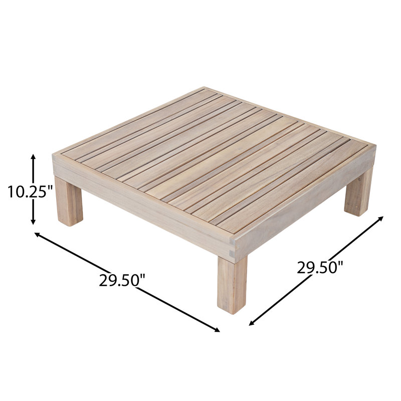 Table basse Huntley, Light White