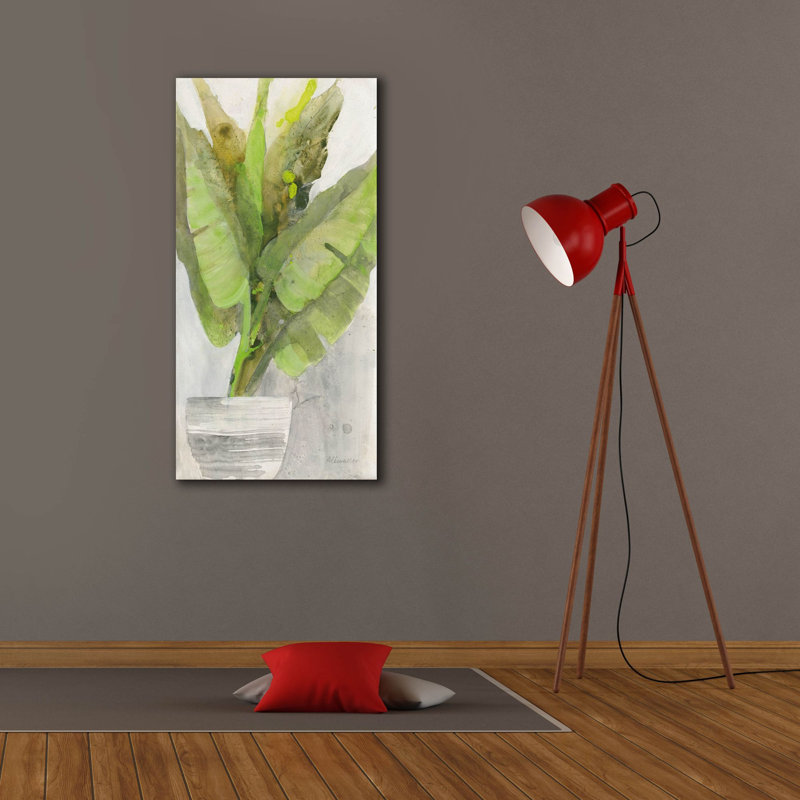'Tropical Planter 2' by Albena Hristova Canvas Wall Art, 40" H x 20" W