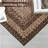 Washable Modern Rugs for Bedroom Imitation Braided Soft Geometric Area Rug Non Slip Stain Resistant Carpet-1159223332