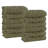   Zero-Twist Cotton Face Towel Set - Honeycomb Waffle Texture - Quick-Dry-1972883411