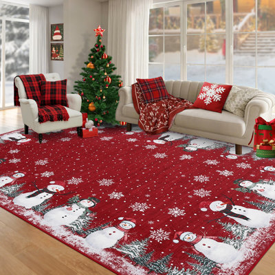 Rectangle Washable Area Rug