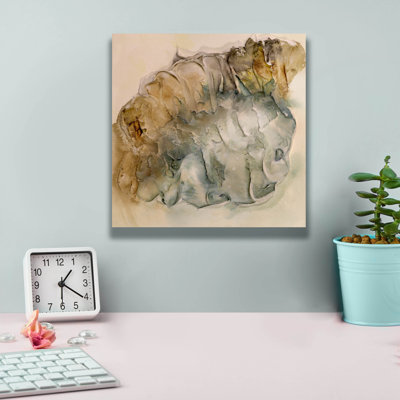  «Cast In Gold» par Scherrer Finch, art mural sur toile, 12 po x 12 po