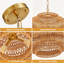 Luminaire rétro en rotin tissé à la main avec chaîne ajustable Boho-112377850-112377851