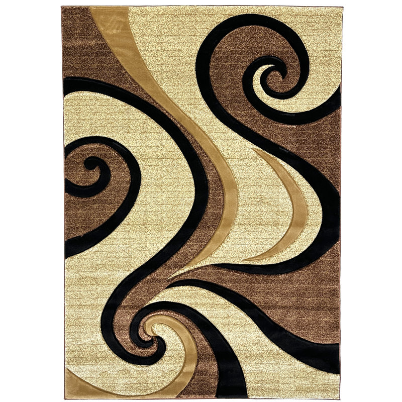 Mccampbell Performance Abstract Indoor Rug, Rectangle 2' x 4'