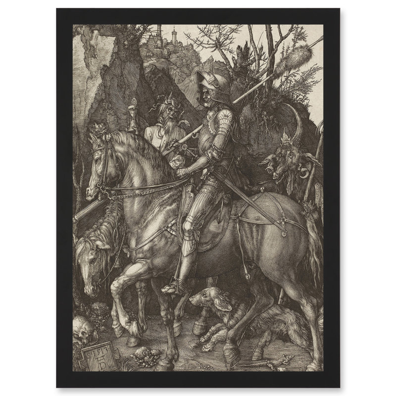 Knight, Death And The Devil - Single Picture Frame Art Prints