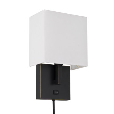 Plug-in Armed Sconce