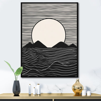 Simple horizon I sur toile