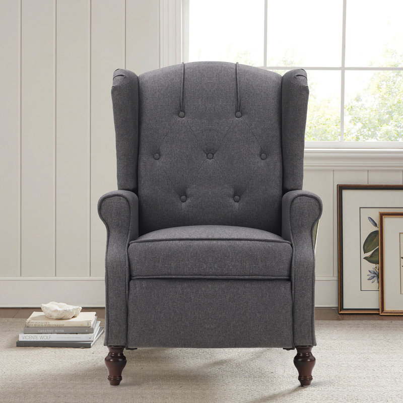 Fauteuil inclinable Zelma avec fonction de chauffage et de massage par vibration, Polyester gris