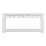 Console Table/Sofa Table With Storage Drawers And Bottom Shelf For Entryway Hallway