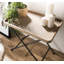 Glascock Tray Top Cross Legs End Table