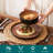 Amber 12 Piece Stoneware Dinnerware Set, Service For 4-119338702