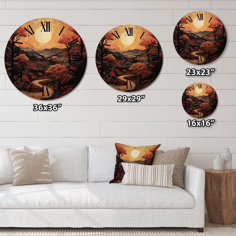 Horloge murale Canyon, Grand