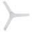 Abyss 56" Outdoor Ceiling Fan with Remote, IP66 Wet Rated Modern White Ceiling Fan with Remote Control, Energy Efficient DC Motor-1612011705-1612011702
