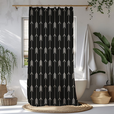 Contrast Calm Shower Curtain