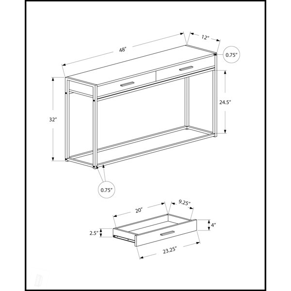 Dimensions du produit