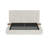 Queen Bed Frame with Adjustable Sliding Side Table