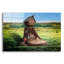  «Old Lady's Shoe» par John Hovenstine, art mural en verre acrylique, 16 po x 12 po