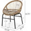 Chaise Edgar (ensemble de 2)