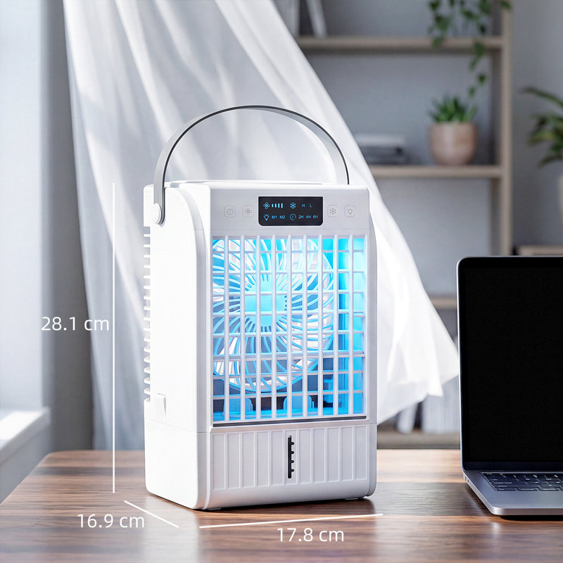 Desk Fan, White