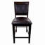 Tabouret de bar/chariot de comptoir de style ferme, 2 pièces, avec repose-pieds et dossier, en bois-1958412770-1958412771-1958412774