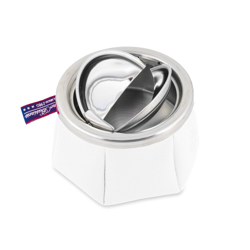 Cendrier coupe-vent, Blanc