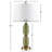Green Glass Table Lamp Green See Below-1149853284