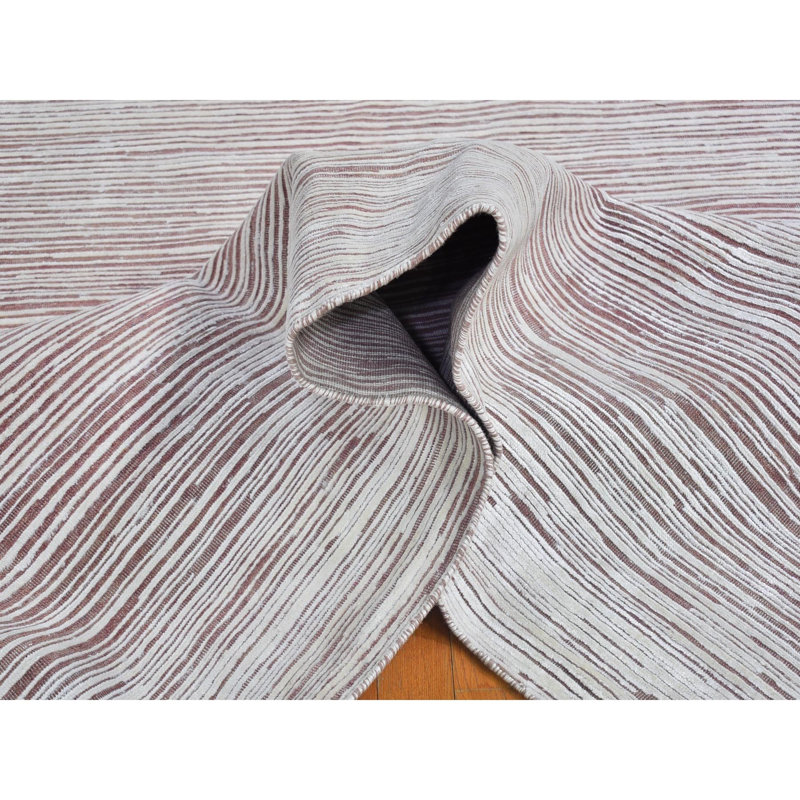 Tapis en laine texturée noué à la main 9 pi 1 po x 11 pi 10 po 56A4A959893F4FB89508044210C12E94