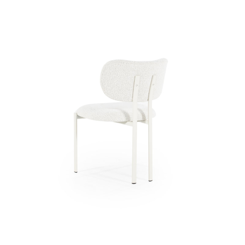 Dining Chair Upholstered Dining Chair, White