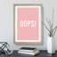 Oops - Picture Frame Typography-62809059-62809060