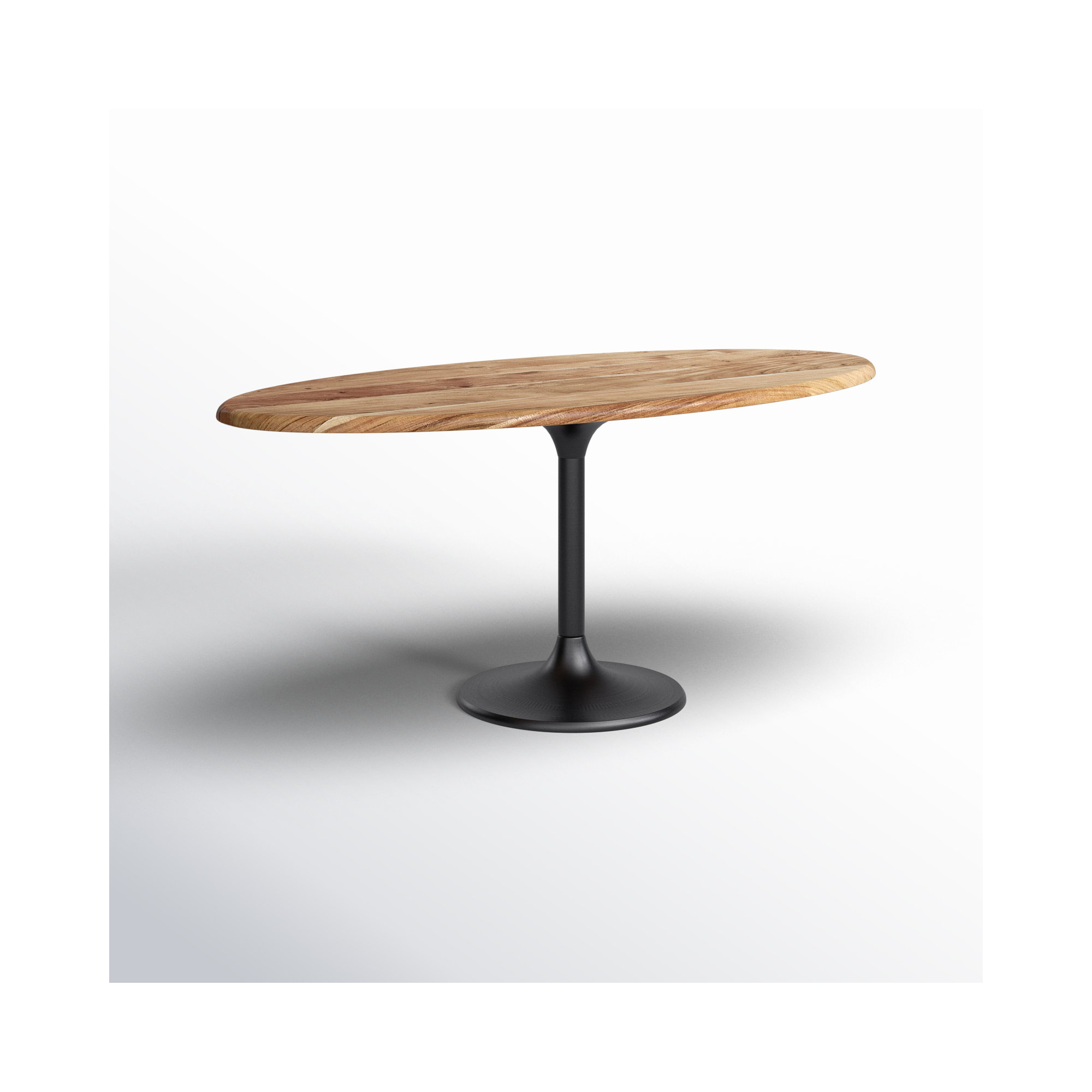 Victorine Modern Dining Table, 30"H x 71"W x 36"D, Black