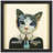 « funky cat 1 », impression