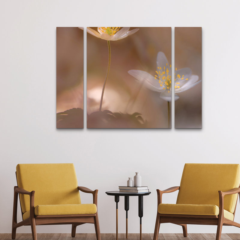 Ensemble de 3 panneaux muraux - Ylva Sjogren, art mural sur toile pour décoration de salon, de chambre à coucher ou de bureau 
