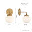 Meuble-lavabo 1 lumière Ebern Designs Rethman-1853629009