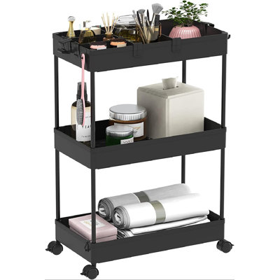 23.4'' H x 14.2'' W Utility Cart with Wheels