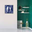  «Seahorse» par Erin Clark, art mural sur toile, 37 po x 37 po-1494737905