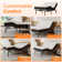 Massaging Zero Gravity Adjustable Bed With 8'' Memory Foam Mattress, Wireless Remote & App Control, E3100 Series