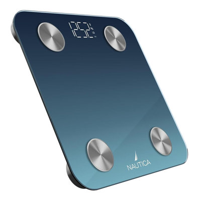 Nautica® 396-Lb. Capacity Smart Bluetooth Digital Bathroom Scale, Quartz Stone