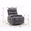 Siège de 21 po de largeur, électrique de grande taille avec fonction de relevage électrique avec fauteuil inclinable pour fauteuil pour personnes âgées, vibration à 8 points avec fonction de massage et chaleur du bois, télécommande, poches latérales et avec 2 porte-gobelets, tissu douillet rembourré, rembourré de tissu-740649120