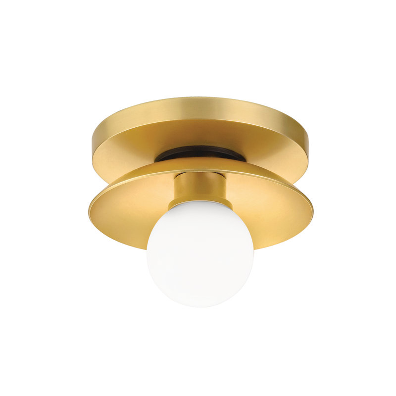 Julien 4.75" 1-Light Vanity Light, Aged Brass